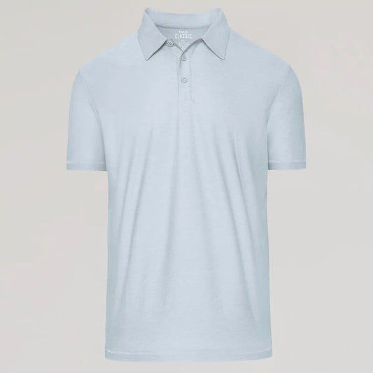 Light Heather Gray Active Polo 2.0