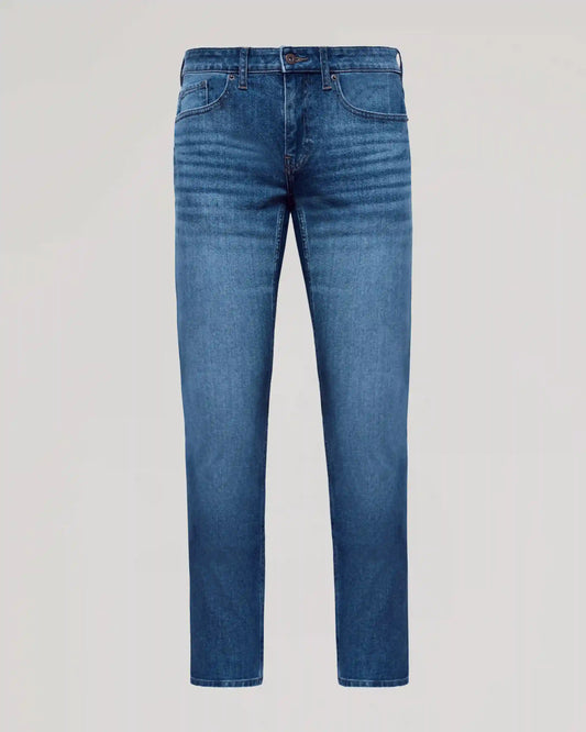 Medium Indigo Wash Slim Authentic Denim Jeans