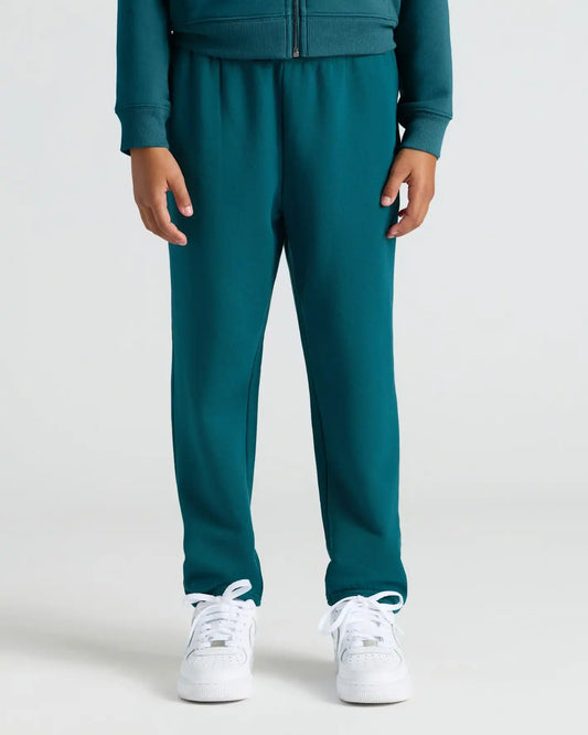 Girls Deep Emerald Relaxed Joggers