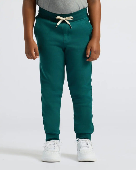 Boys' Deep Emerald Fleece Jogger