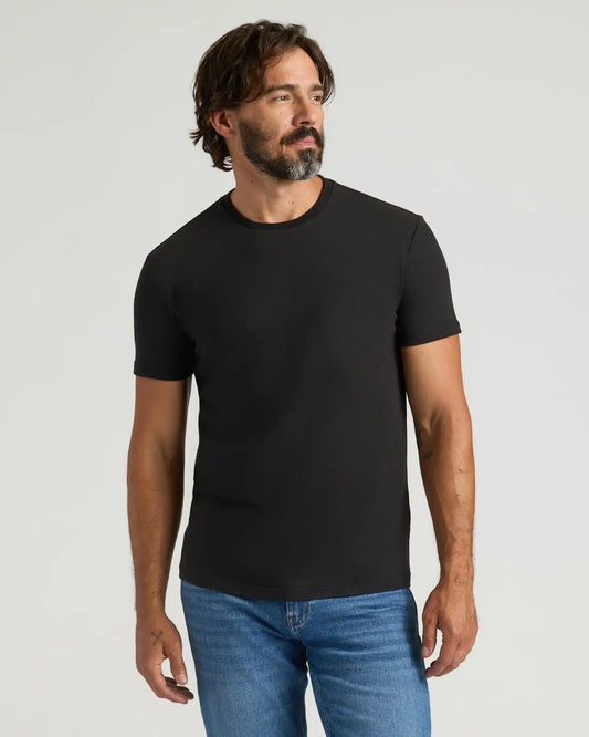 All Black Heavyweight Crew 6-Pack