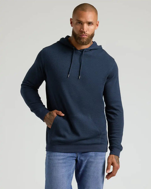 Heather Gray & Navy Waffle Hoodie 2-Pack