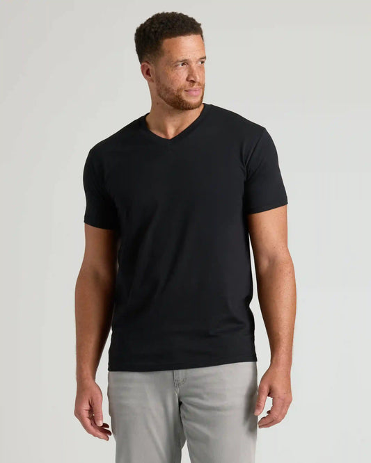 Timeless Short Sleeve Tall Classic V-Neck 3-Pack