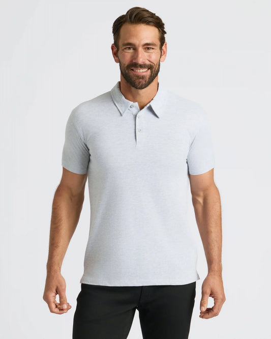 Light Heather Gray Classic Polo