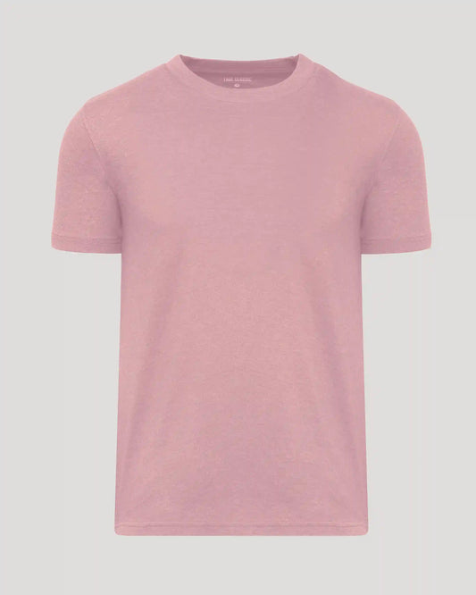 Light Heather Boysenberry Classic Crew Neck