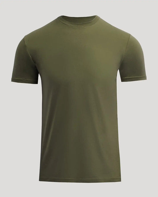 Military Green Classic Crew Neck