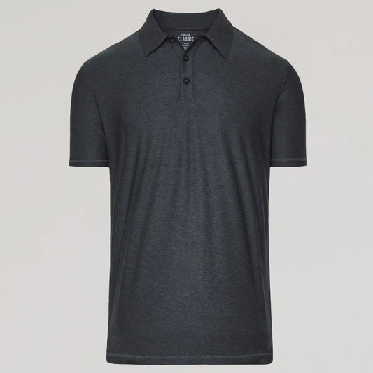 Charcoal Heather Gray Active Polo 2.0