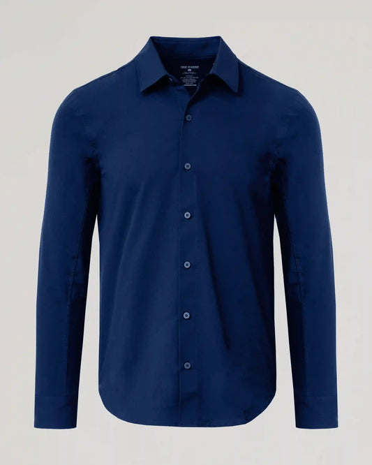 Navy Commuter Long Sleeve Shirt