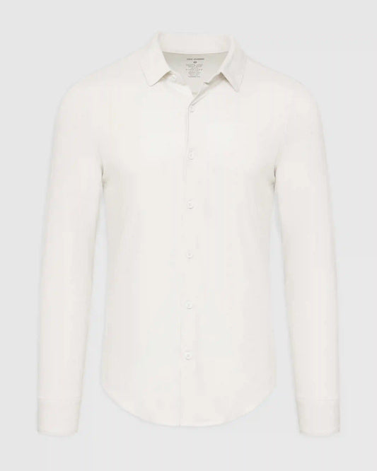 Ecru Long Sleeve Do-It-All Comfort Shirt