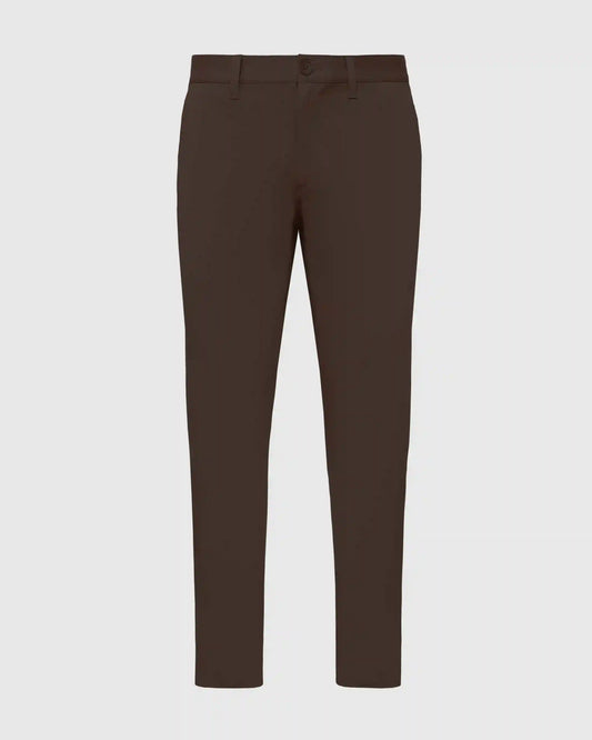 Dark Oak Slim Twill Chino Pant