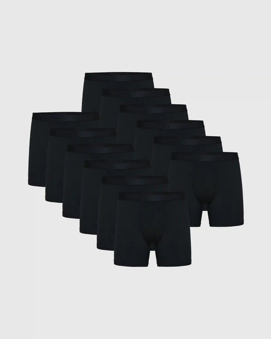 Black Boxer Briefs 12-Pack