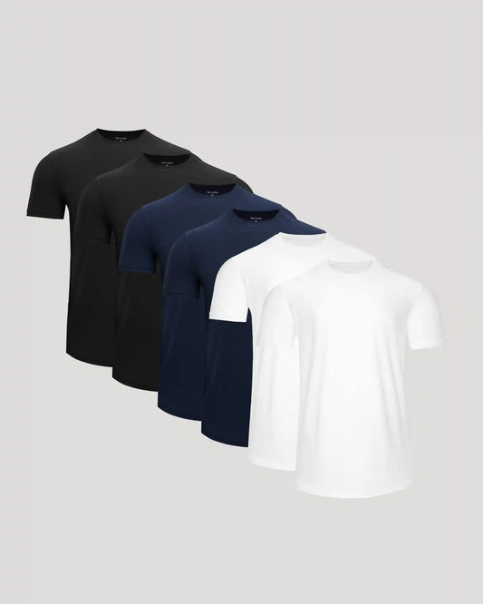 Active Curved Hem Crew 6-Pack